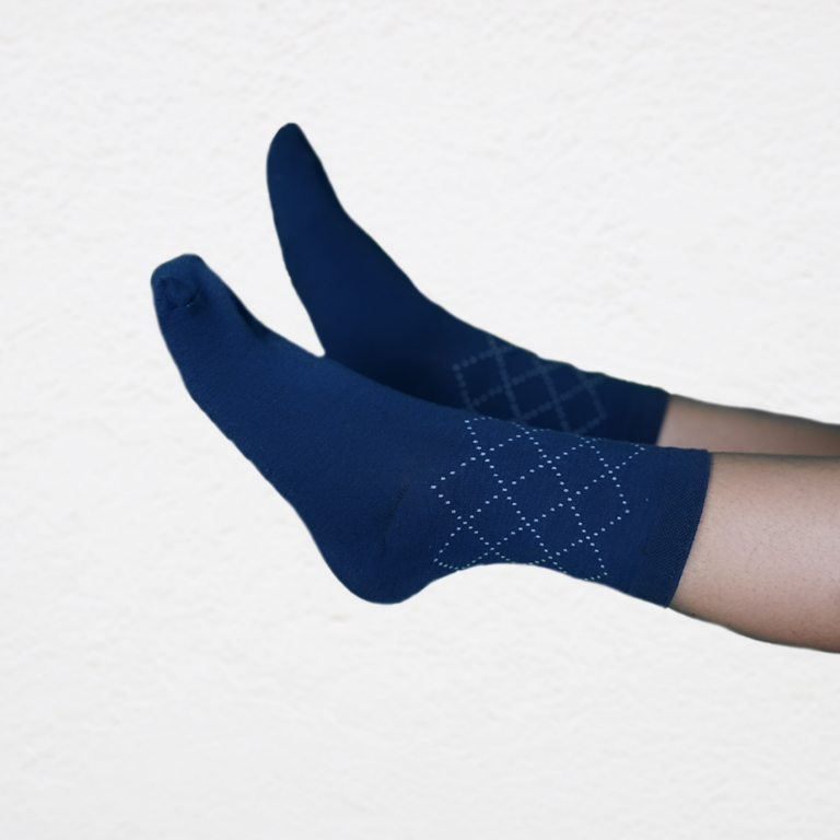 Dotted Diagonal - Full - Blue