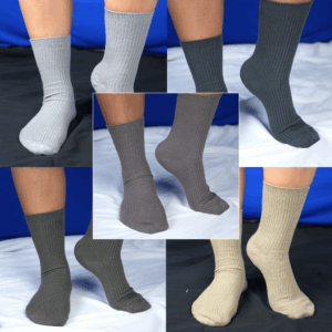 Autumn - Unisex Full Socks - Plain - Set of 5